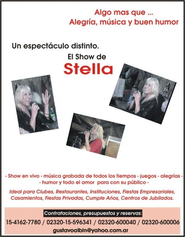 Fotolog de Gustavo Albin - Foto - Show De Stella: Show De Stella